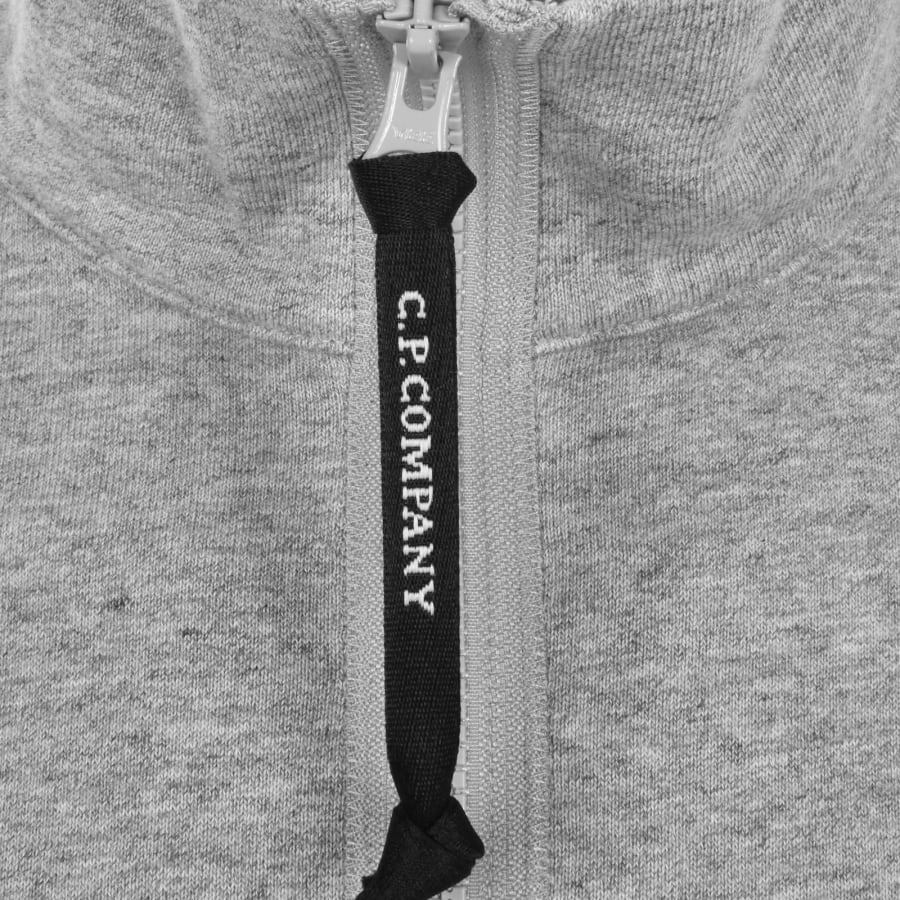 CP Company Half Zip Sweatshirt Grey